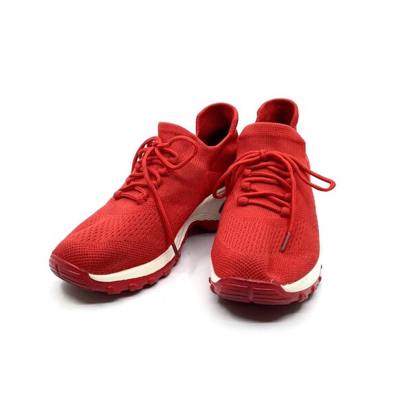 Red Air Cushion Tie-up Shock Absorbing Sports & Casual Shoes - Picture 7 of 8